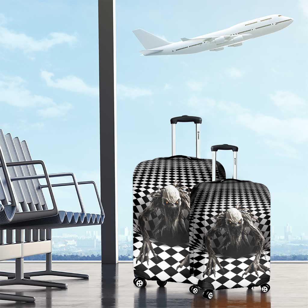 3D Illusion Halloween Luggage Cover Horror Monster - Wonder Print Shop