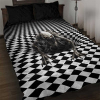 3D Illusion Halloween Quilt Bed Set Horror Monster - Wonder Print Shop