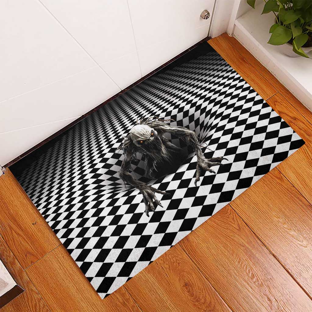 3D Illusion Halloween Rubber Doormat Horror Monster - Wonder Print Shop