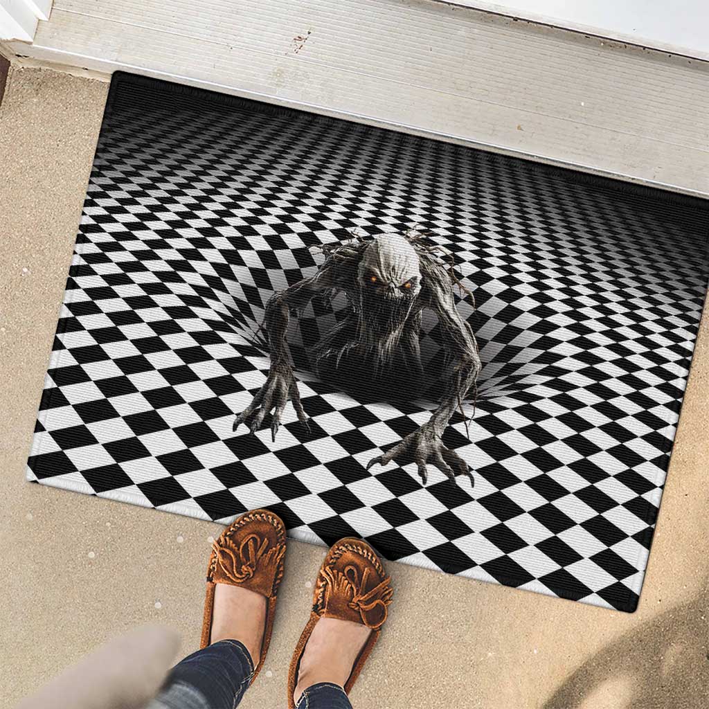 3D Illusion Halloween Rubber Doormat Horror Monster - Wonder Print Shop