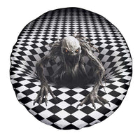3D Illusion Halloween Spare Tire Cover Horror Monster - Wonder Print Shop