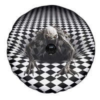 3D Illusion Halloween Spare Tire Cover Horror Monster - Wonder Print Shop