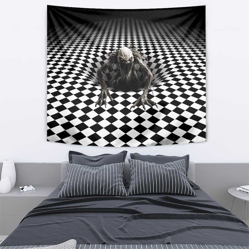 3D Illusion Halloween Tapestry Horror Monster - Wonder Print Shop
