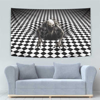 3D Illusion Halloween Tapestry Horror Monster - Wonder Print Shop