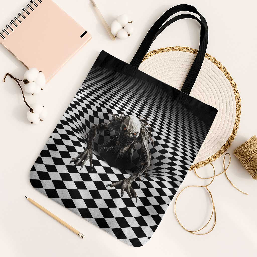 3D Illusion Halloween Tote Bag Horror Monster - Wonder Print Shop