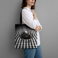 3D Illusion Halloween Tote Bag Horror Monster - Wonder Print Shop