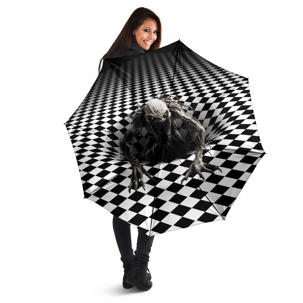 3D Illusion Halloween Umbrella Horror Monster - Wonder Print Shop