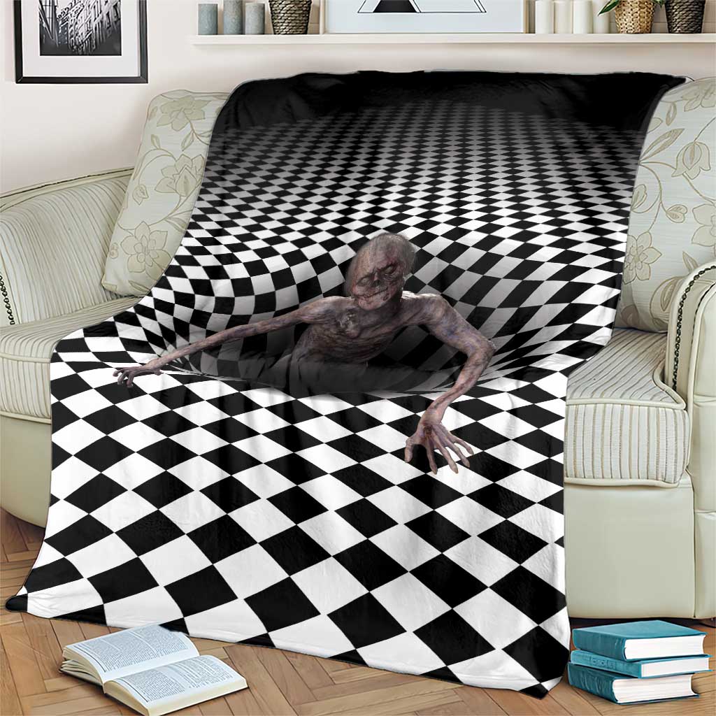 3D Illusion Horror Halloween Blanket Horrible Scary Zombie - Wonder Print Shop