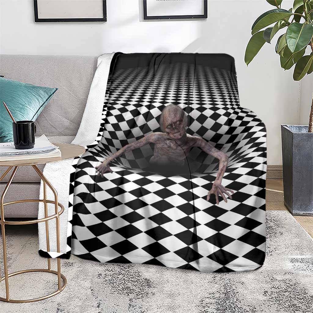 3D Illusion Horror Halloween Blanket Horrible Scary Zombie - Wonder Print Shop