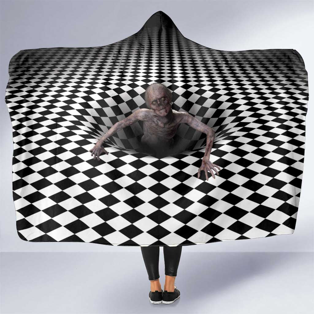 3D Illusion Horror Halloween Hooded Blanket Horrible Scary Zombie - Wonder Print Shop