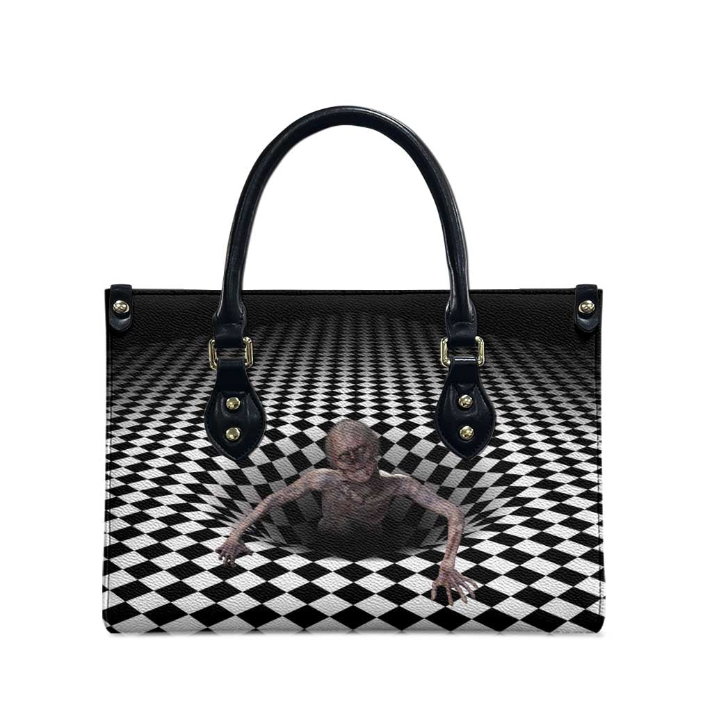 3D Illusion Horror Halloween Leather Bag Horrible Scary Zombie - Wonder Print Shop