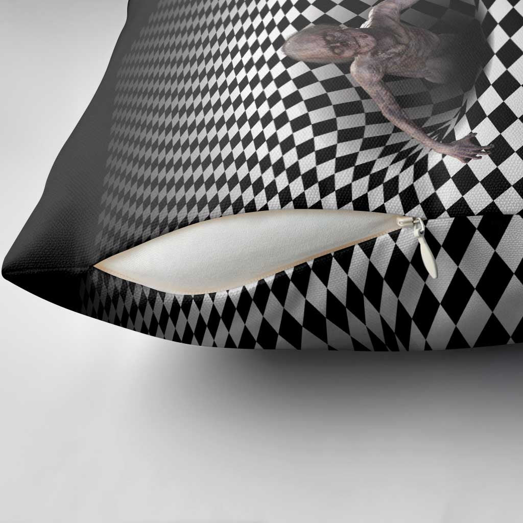 3D Illusion Horror Halloween Pillow Cover Horrible Scary Zombie - Wonder Print Shop