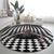 3D Illusion Horror Halloween Round Carpet Horrible Scary Zombie - Wonder Print Shop