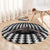 3D Illusion Horror Halloween Round Carpet Horrible Scary Zombie - Wonder Print Shop