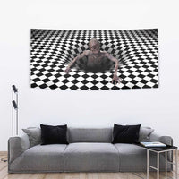 3D Illusion Horror Halloween Tapestry Horrible Scary Zombie - Wonder Print Shop