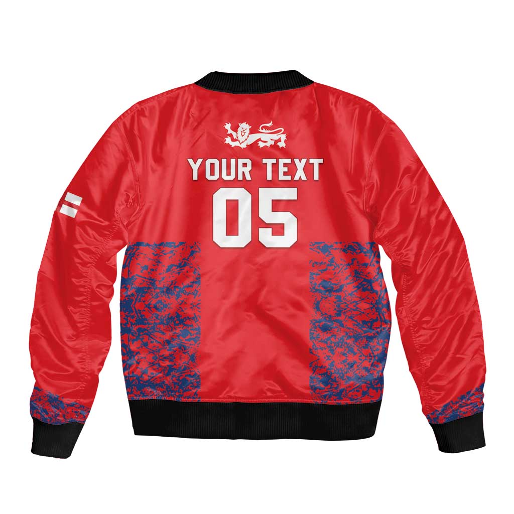 Custom England Cricket Bomber Jacket Go Three Lions Simple Style LT05 - Wonder Print Shop