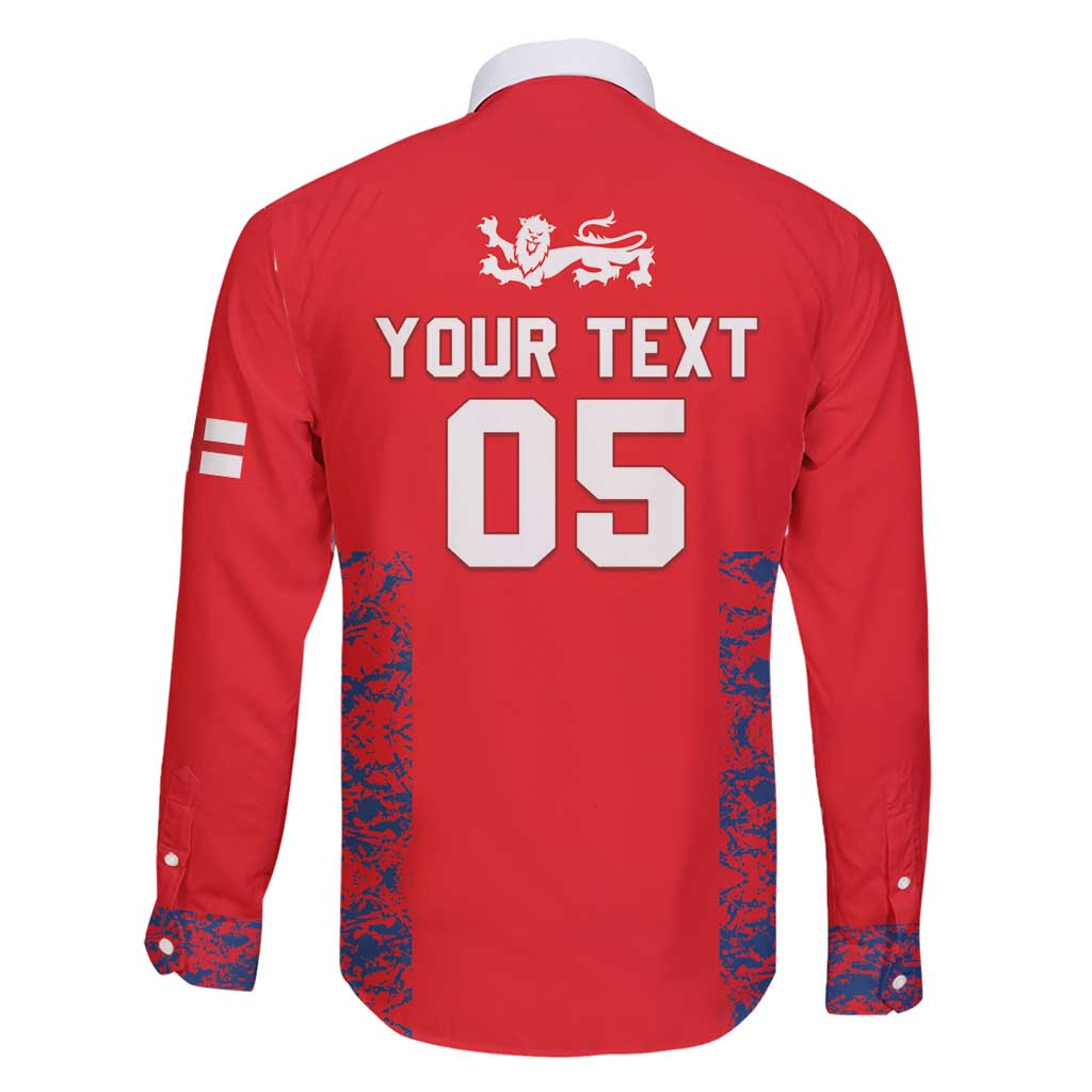 Custom England Cricket Family Matching Puletasi and Hawaiian Shirt Go Three Lions Simple Style LT05 - Wonder Print Shop