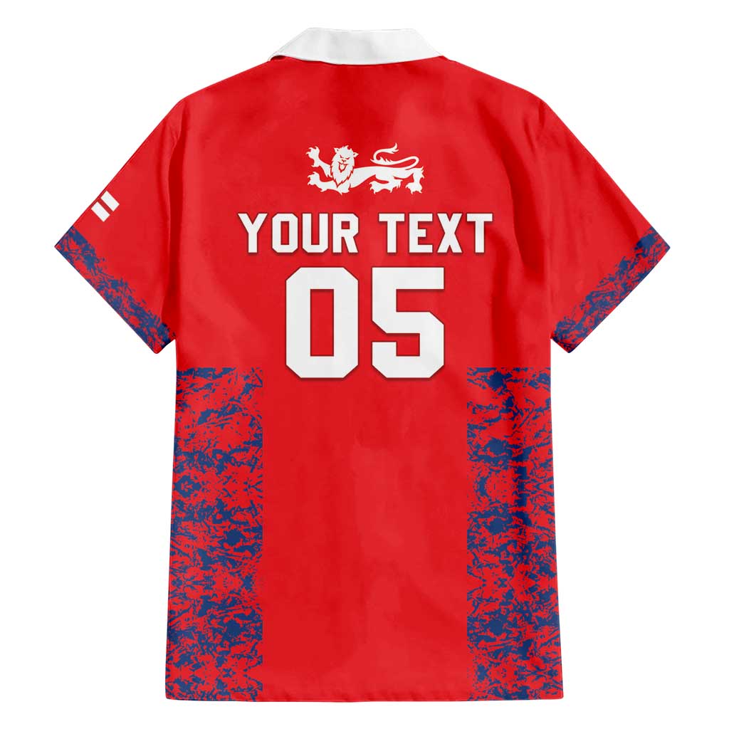 Custom England Cricket Hawaiian Shirt Go Three Lions Simple Style LT05 - Wonder Print Shop