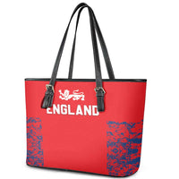 England Cricket Leather Tote Bag Go Three Lions Simple Style LT05 - Wonder Print Shop