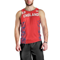 Custom England Cricket Men Tank Top Go Three Lions Simple Style LT05 - Wonder Print Shop