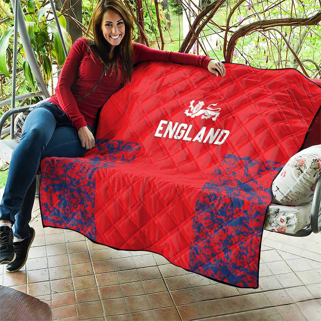 England Cricket Quilt Go Three Lions Simple Style LT05 - Wonder Print Shop