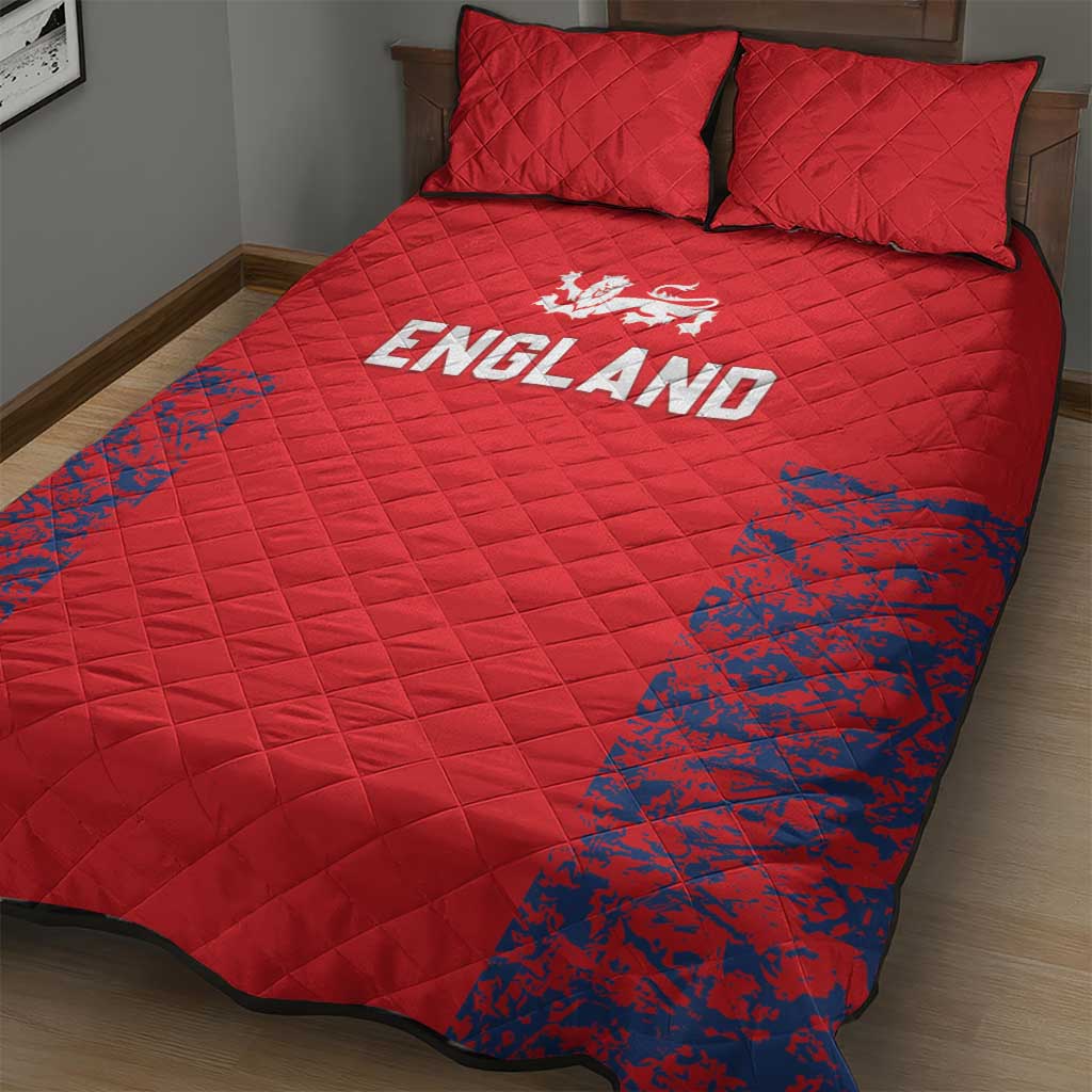 England Cricket Quilt Bed Set Go Three Lions Simple Style LT05 - Wonder Print Shop