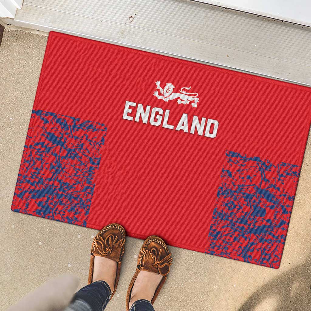 England Cricket Rubber Doormat Go Three Lions Simple Style LT05 - Wonder Print Shop
