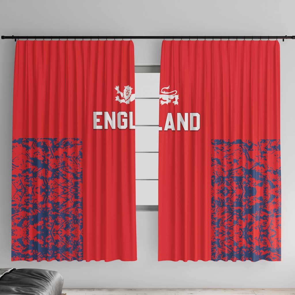 England Cricket Window Curtain Go Three Lions Simple Style LT05 - Wonder Print Shop