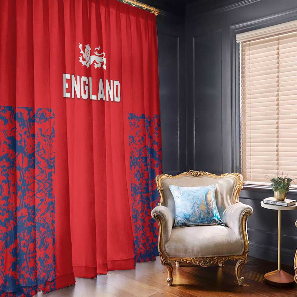 England Cricket Window Curtain Go Three Lions Simple Style LT05 - Wonder Print Shop