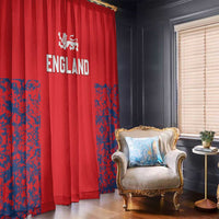 England Cricket Window Curtain Go Three Lions Simple Style LT05 - Wonder Print Shop