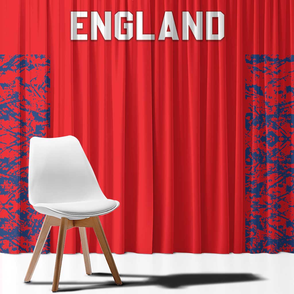 England Cricket Window Curtain Go Three Lions Simple Style LT05 - Wonder Print Shop