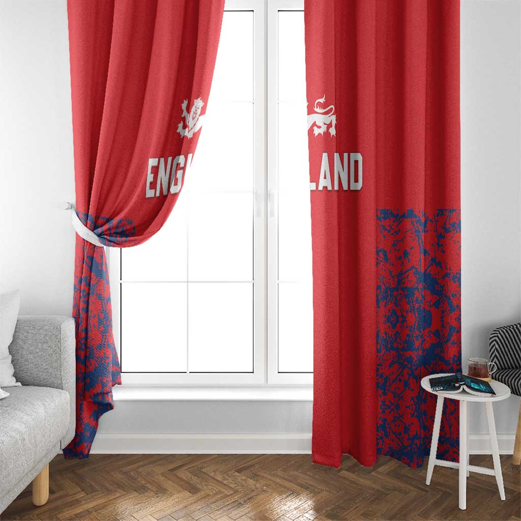 England Cricket Window Curtain Go Three Lions Simple Style LT05 - Wonder Print Shop