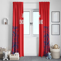 England Cricket Window Curtain Go Three Lions Simple Style LT05 - Wonder Print Shop