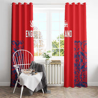 England Cricket Window Curtain Go Three Lions Simple Style LT05 - Wonder Print Shop