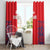 England Cricket Window Curtain Go Three Lions Simple Style LT05 - Wonder Print Shop