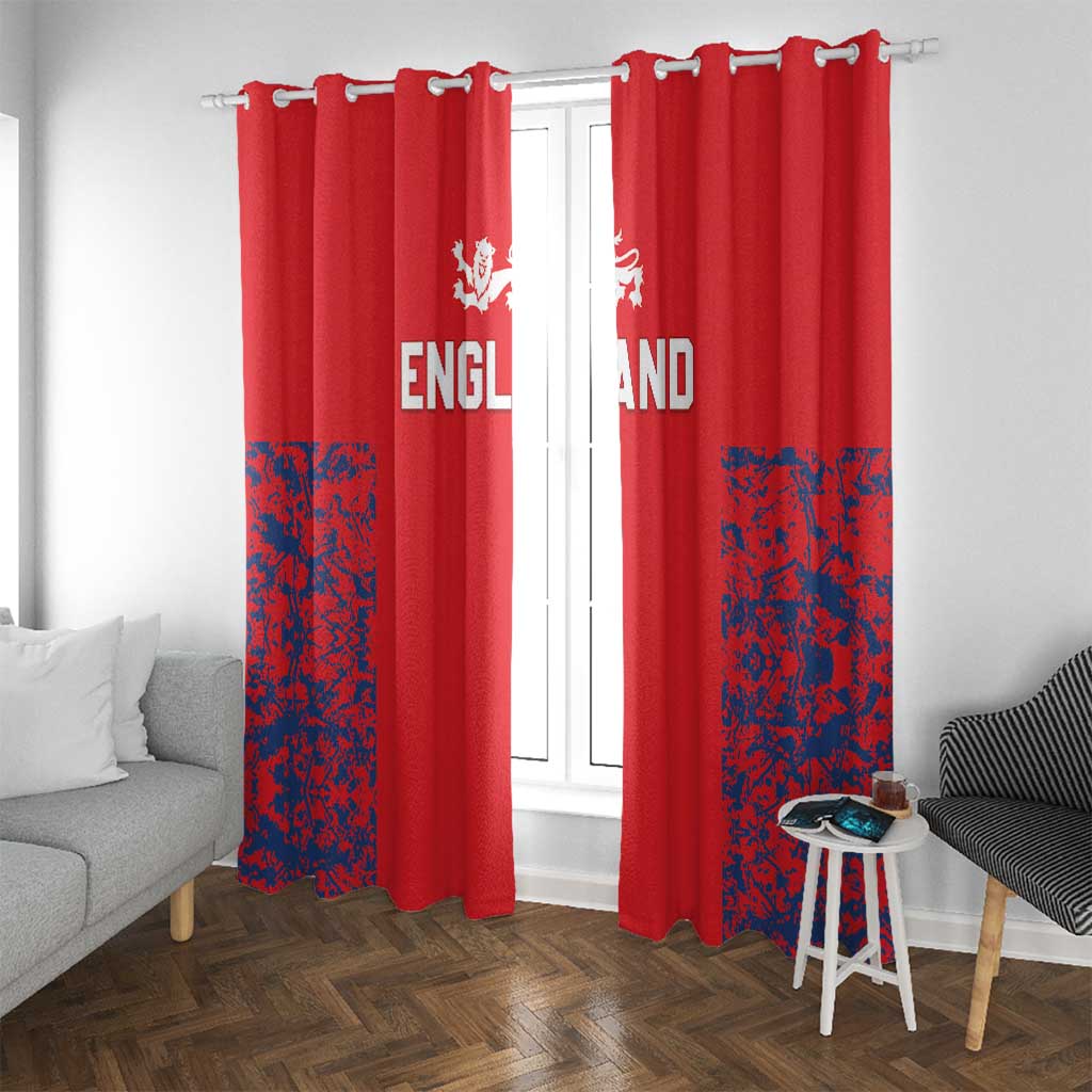 England Cricket Window Curtain Go Three Lions Simple Style LT05 - Wonder Print Shop