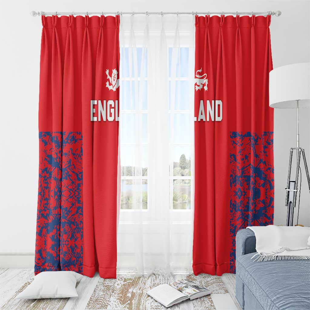 England Cricket Window Curtain Go Three Lions Simple Style LT05 - Wonder Print Shop