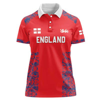 Custom England Cricket Women Polo Shirt Go Three Lions Simple Style LT05 - Wonder Print Shop