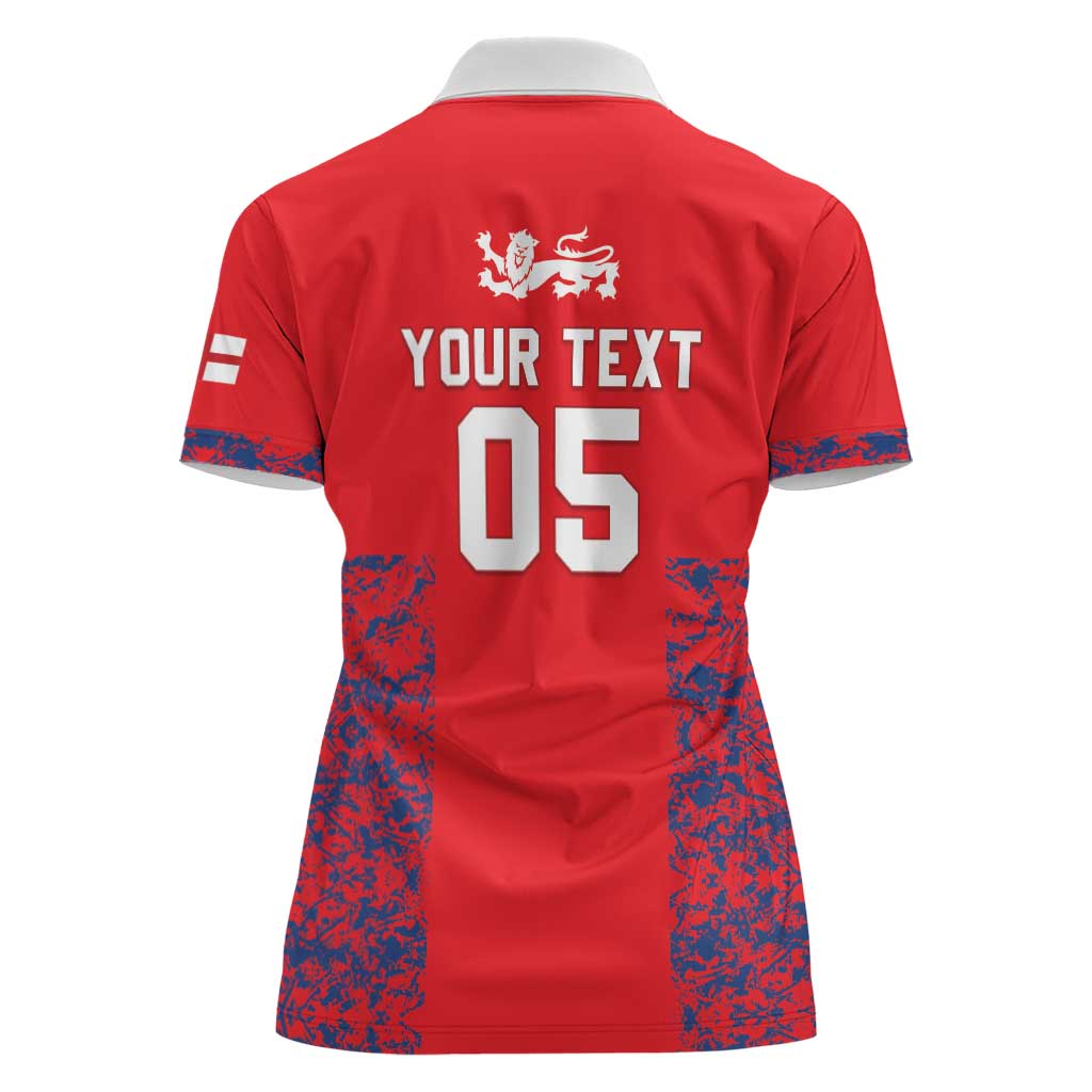Custom England Cricket Women Polo Shirt Go Three Lions Simple Style LT05 - Wonder Print Shop