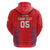 Custom England Cricket Zip Hoodie Go Three Lions Simple Style LT05 - Wonder Print Shop