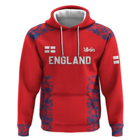 Custom England Cricket Zip Hoodie Go Three Lions Simple Style LT05 - Wonder Print Shop