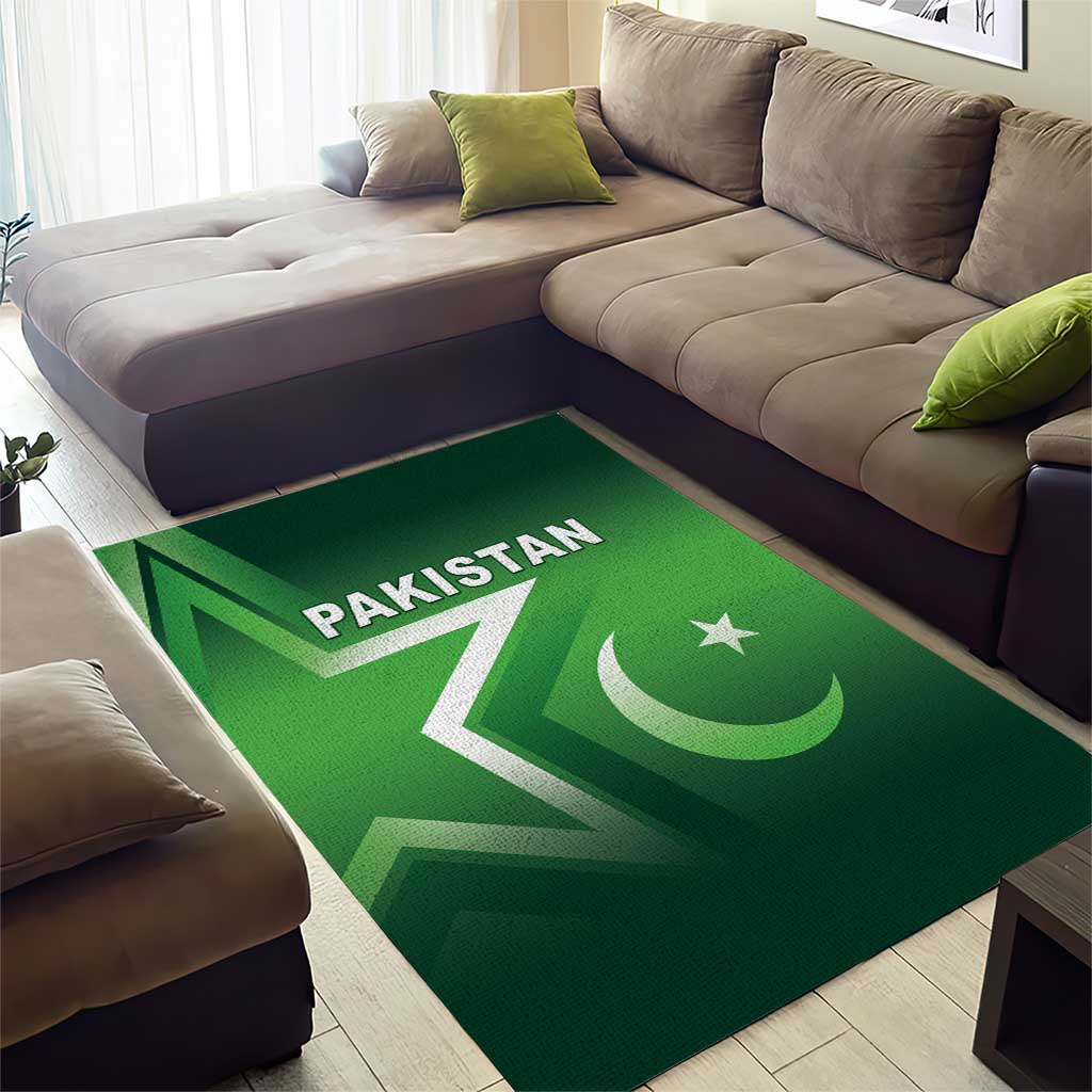 Pakistan Cricket Area Rug Go Champions Shaheens LT05 - Wonder Print Shop