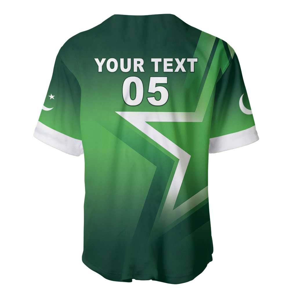 Custom Pakistan Cricket Baseball Jersey Go Champions Shaheens LT05 - Wonder Print Shop