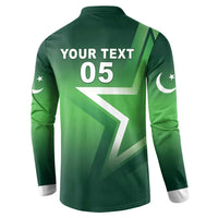 Custom Pakistan Cricket Button Sweatshirt Go Champions Shaheens LT05 - Wonder Print Shop