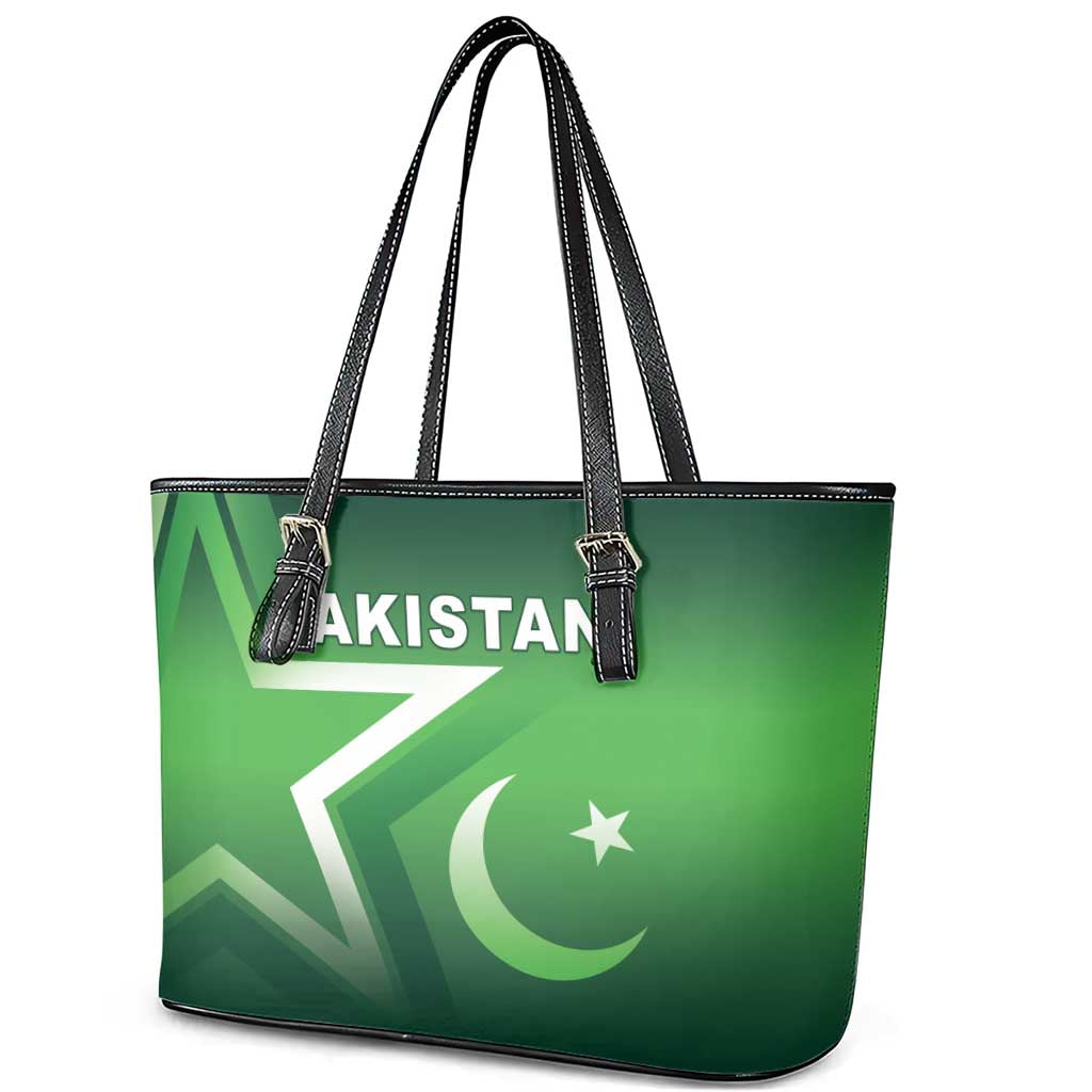 Pakistan Cricket Leather Tote Bag Go Champions Shaheens LT05 - Wonder Print Shop