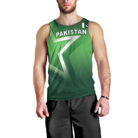 Custom Pakistan Cricket Men Tank Top Go Champions Shaheens LT05 - Wonder Print Shop
