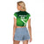 Custom Pakistan Cricket Raglan Cropped T Shirt Go Champions Shaheens LT05 - Wonder Print Shop