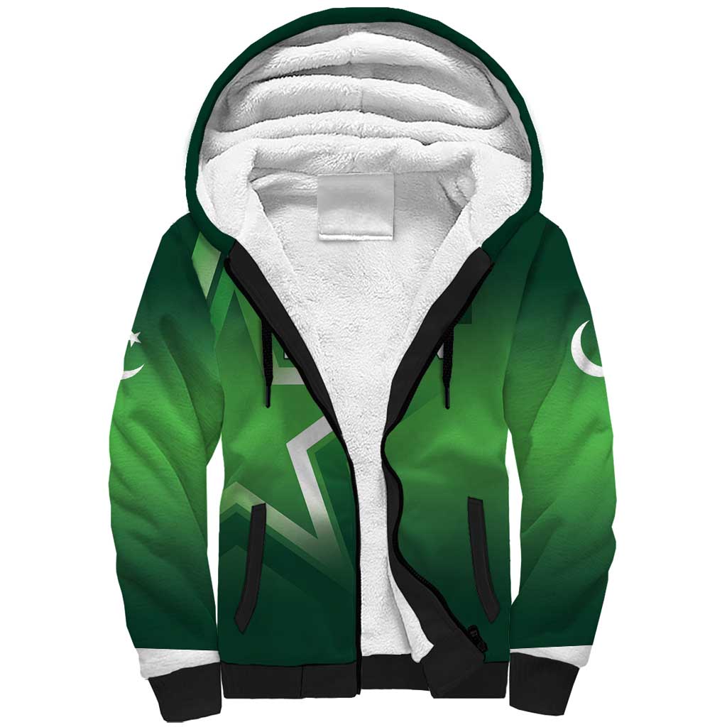 Custom Pakistan Cricket Sherpa Hoodie Go Champions Shaheens LT05 - Wonder Print Shop