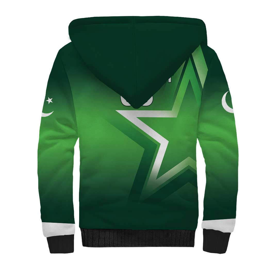 Custom Pakistan Cricket Sherpa Hoodie Go Champions Shaheens LT05 - Wonder Print Shop