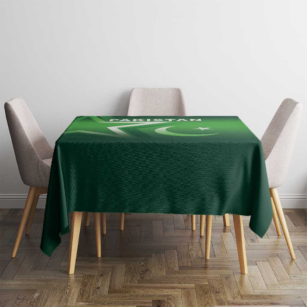 Pakistan Cricket Tablecloth Go Champions Shaheens LT05 - Wonder Print Shop